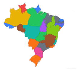 Brazil map