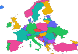 Europe map