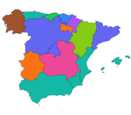 Spain map