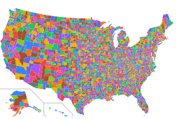 USA Map Counties map