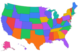 United States map